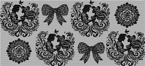 16oz black and white-B 48